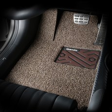 만도 컬러풀 와이드 볼륨쿠션 코일 카매트, 제네시스 뉴 G80 4륜 2023.12~, 브라운 자동차용품/인테리어 반품 최저가 44,840원