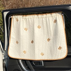 창안애 누빔 차량용 햇빛가리개 커튼, NB01 누빔베베, 1개 자동차용품/인테리어 반품 최저가 10,410원