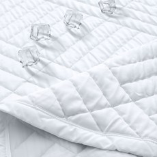코멧 홈 이지쿨 듀라론 100% 냉감패드, 화이트 홈인테리어/FW 침구샵 반품 최저가 27,780원