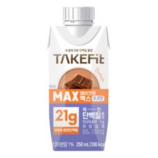 테이크핏 맥스 초코맛 프로틴, 250ml, 1개 헬스_건강식품/헬스보충식품 반품 최저가 1,250원