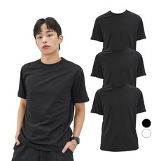 브라운스튜디오 냉감 드라이쿨 기능성 라운드 반팔 티셔츠 3p 패션의류/잡화/남녀 공용 의류 반품 최저가 16,420원