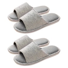 아리코 스트라이프 거실화, 블루그레이, 2개 홈인테리어/카페트/쿠션 반품 최저가 6,020원