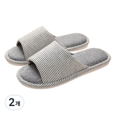 아리코 스트라이프 거실화, 블루그레이, 2세트 홈인테리어/FW 침구샵 반품 최저가 6,270원