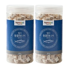탐사 반려동물 동결건조 간식, 북어트릿, 2개, 80g 반려동물용품/강아지 간식 반품 최저가 18,350원