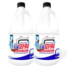대쉬 드릴 파워 배수구 클리너, 2L, 2개 생활용품/청소세제 반품 최저가 6,350원