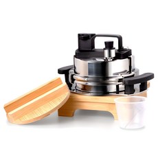 코코리 스피드 압력솥 3인용, 1.2L, 실버 + 블랙 + 우드, 1개 주방용품/냄비/프라이팬 반품 최저가 61,440원