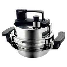 코코리 스피드 압력솥 4인용, 1.4L, 실버 + 블랙, 1개 주방용품/냄비/프라이팬 반품 최저가 61,440원