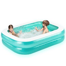 베스트웨이 사각 에어 풀장 PL54005, 민트, 1개 완구/취미/물놀이/계절완구 반품 최저가 18,360원