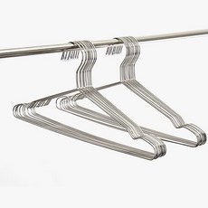 생활공식 튼튼한 스테인리스 옷걸이, 실버, 20개 생활용품/옷걸이 반품 최저가 10,500원