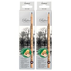 MARCO 알로데 로그 드로잉 연필 TYPE08 12p, 4B, 2개 undefined/undefined 반품 최저가 8,810원