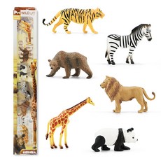 사파리 동물 친구들 피규어 6종, 1세트 완구/취미/피규어/다이캐스트 반품 최저가 11,860원