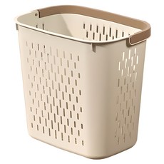 리빙공감 우드톤 빨래바구니, 크림베이지 홈인테리어/바구니/바스켓 반품 최저가 6,540원