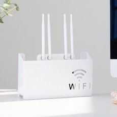 율럽 와이파이 공유기 정리함 셋톱박스 보관함, 1개, 화이트 홈인테리어/수납/정리 반품 최저가 2,570원