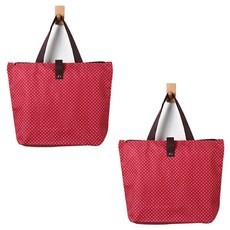 알로데 리베라 접이식 쇼핑백, 03 레드잔도트, 2개 생활용품/생활잡화 반품 최저가 3,460원