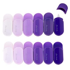 다다 바이올렛 그라데이션 수정테이프 6종 x 2p 세트, 혼합색상, 2세트 문구/오피스/필기류 반품 최저가 4,740원