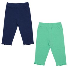 레인보우키즈 여아용 스텔라 7부 셔링 레깅스 2종 세트 출산/유아동/유아동패션 반품 최저가 2,060원