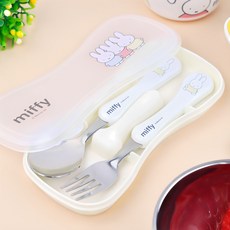 미피 국산 스푼포크케이스 세트, 혼합색상, 스푼+포크, 1개 출산/유아동/이유용품/유아식기 반품 최저가 6,120원