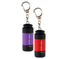 블럭마트 캠핑 USB 충전식 LED 미니손전등, 랜덤 발송, 2개 생활용품/안전/호신용품 반품 최저가 8,100원