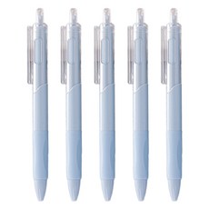 퀸코 심플 젤 볼펜 0.5mm, 블루, 5개 문구/오피스/학용품/수업준비 반품 최저가 3,420원