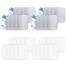 808 차량용 휴대폰 마그네틱 자석 거치대용 스틸 사각 플레이트 20p + 보호 필름 20p 세트, 1세트 자동차용품/차량용 전자기기 반품 최저가 11,370원