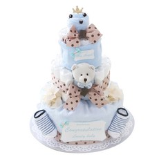 베이비베이커리 기저귀케익 쇼콜라 프린스 신생아, 1세트, 1개 생활용품/기저귀 반품 최저가 44,650원