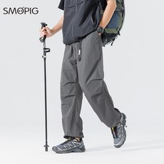 SMOPIG 남성 등산 아웃도어 바지 카고조거팬츠 와이드팬츠 여름 냉장고 바지 방수 원단 스포츠/레저/남성스포츠의류 반품 최저가 13,800원