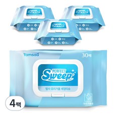 탐사 유리거울 세정티슈 30매, 4개 생활용품/화장지/물티슈 반품 최저가 5,380원