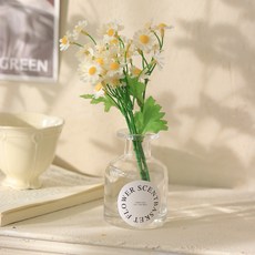 센트바스켓 조화 마트리카리아 + 화병 세트, 화이트, 1세트 홈인테리어/홈데코/디퓨저 반품 최저가 7,480원