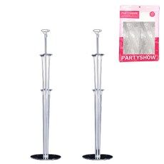 파티쇼 파티 풍선꽂이 장식컵스틱 세트 70cm 조립형, 단색, 2세트 출산/유아동/출산준비물/선물 반품 최저가 3,550원