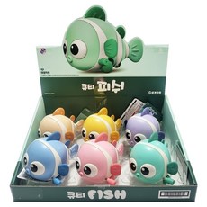 세계유통 큐티 피쉬 태엽놀이 장난감 6종 세트, 혼합색상, 1세트 완구/취미/로봇/작동완구 반품 최저가 11,510원