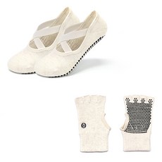 아사나 크로스리본 필라테스 양말 + 썸홀 장갑 세트 스포츠/레저/헬스/요가/댄스 반품 최저가 17,900원