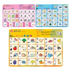 비앤씨 붙였다떼었다 학습카드 한글 + 숫자 + 영어, 혼합색상, 1개 완구/취미/학습완구/교구 반품 최저가 7,150원