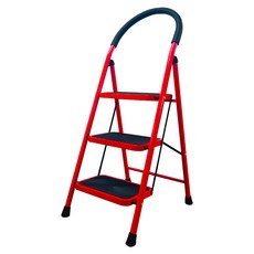 코끼리리빙 접이식 스툴 사다리 A형 3단 레드, 1개 생활용품/공구/철물/DIY 반품 최저가 27,480원