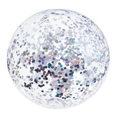 코멧 이중마개 투명 스팽글 비치볼, 41cm, 혼합색상 출산/유아동/완구/교구 반품 최저가 3,510원