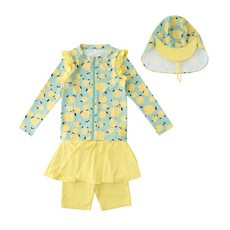 블루독 여아용 레몬 전판 레쉬가드 세트 출산/유아동/유아동패션 반품 최저가 65,490원