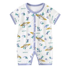 베베니즈 유아용 백메쉬 풀스냅 패턴 반팔 롬퍼 출산/유아동/출산준비물/선물 반품 최저가 6,690원