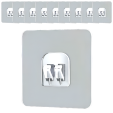 리빙홈디테일 홈 스마트 무타공 접착패드 싱글, 투명, 10개 홈인테리어/드레스룸 반품 최저가 3,940원