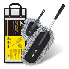 스텔스 차량용 극세사 먼지털이 대형 + 소형 세트, 1세트 자동차용품/세차/카케어 반품 최저가 10,830원