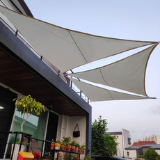 프롬아떼 고급 옥스포드원단 3면 4면 그늘막 야외천막 방수 UV차단 썬쉐이드 옥상 캠핑, 버건디 스포츠/레저/캠핑전문관 반품 최저가 13,130원