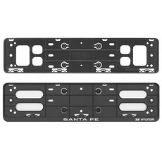 오토반 현대모비스 차종별 번호판 가드 싼타페 세트, 1세트, 블랙 자동차용품/익스테리어 반품 최저가 14,640원
