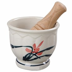 박씨상방 도자기 핸드페인팅 절구, 1개 주방용품/주방조리도구 반품 최저가 8,130원