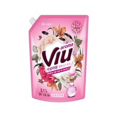 아로마뷰 섬유유연제 해피니스 로즈 리필, 2.1L, 1개 생활용품/섬유유연제 반품 최저가 2,220원