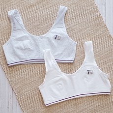 주니어 학생 브라 1단계 어깨메쉬78 2개 출산/유아동/유아동패션 반품 최저가 11,210원
