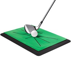 SAIVEINA 골프 실내외 연습용품 스윙 경로 피드백 벨벳매트 탈부착 가능한 디봇 스윙매트, 그린, 1개 스포츠/레저/골프 반품 최저가 24,560원