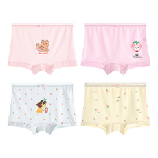 아이뿜 여아용 토끼와 소녀 모달 아이스실크 드로즈 4종 세트 C10 패션의류/잡화/유아동패션 반품 최저가 12,220원