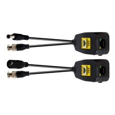 마하링크 패시브 영상 연장 플러스 전원 발룬 8MP 400M지원 송신기 + 수신기 세트, CP-1603, 1세트 가전디지털/PC주변기기 반품 최저가 5,680원