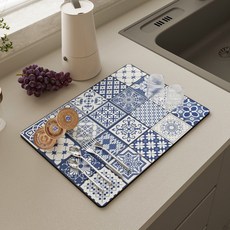 파르떼 빨아쓰는 규조토 주방 식기 건조 드라잉 매트 50 x 60 cm, 1단, 에스텔라, 1개 주방용품/주방수납/정리 반품 최저가 8,840원