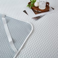 COOLMAX 고정밴드 냉감 듀라론 매트 패드형, 크로플, 쿨매트 홈인테리어/침구 반품 최저가 60,880원