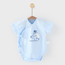 스타도어 유아용 입체귀 파스텔 배냇 반팔바디수트 출산/유아동/출산준비물/선물 반품 최저가 6,970원