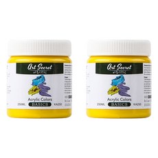 아트시크릿 아크릴물감 Briliant Yellow KA250 2p, 250ml, 1색 문구/오피스/미술/화방용품 반품 최저가 8,400원